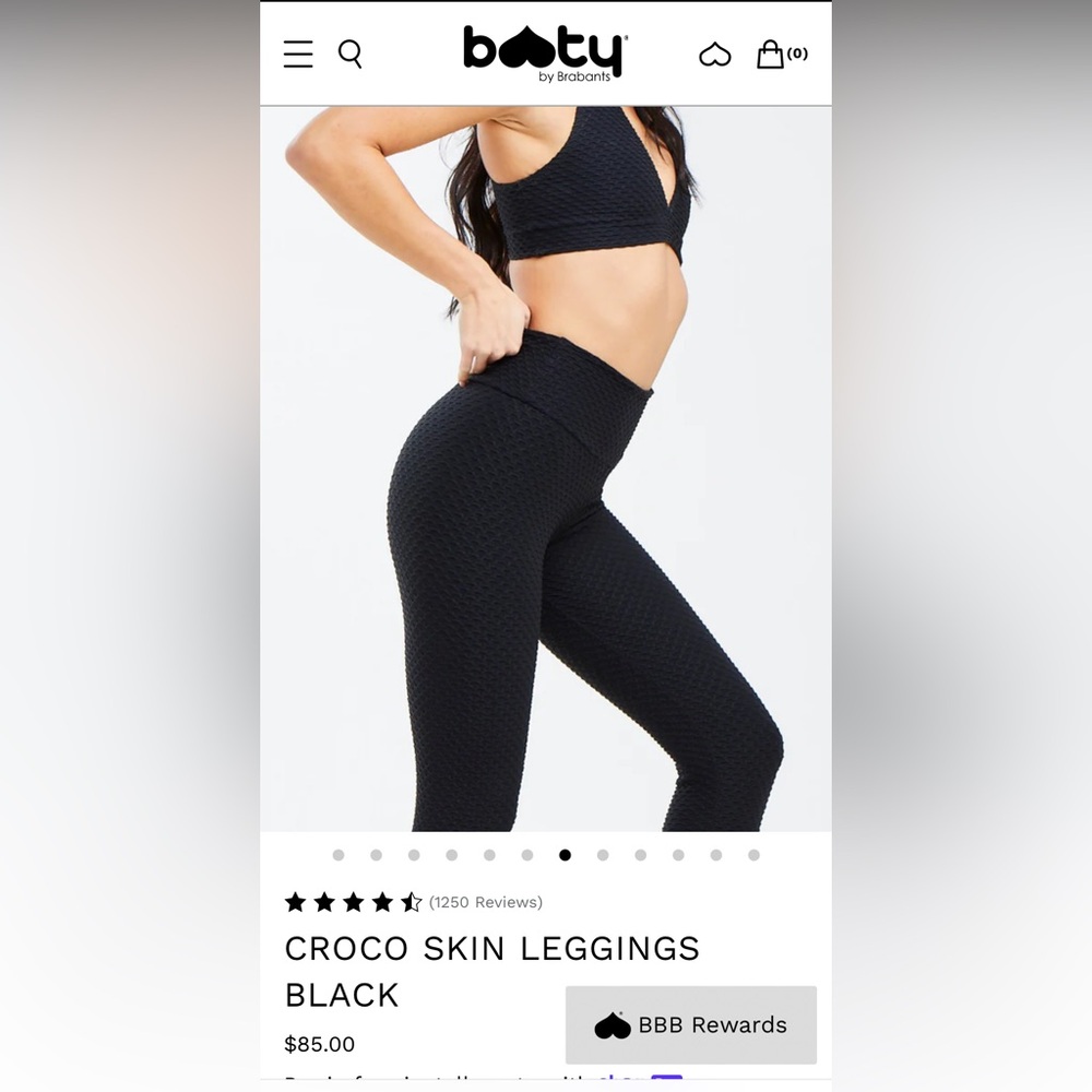 Booty by Brabants Croco Skin Leggings